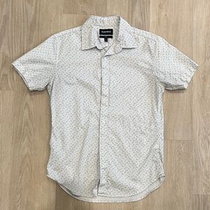 Bonobos Riviera Patterned Short Sleeve Shirt - Men’s Small